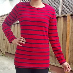 American Apparel Striped Boatneck Longsleeve